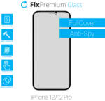 FixPremium Privacy Anti-Spy Glass - Edzett üveg - iPhone 12 és 12 Pro