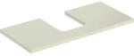 Geberit One mosdópult középső kivágással, pultra ültethető tálformájú mosdóhoz 105x47 cm, magasfényű homokszürke 505.274. 00.4 (505.274.00.4) - szaniteronline