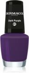 Dermacol Mini lac de unghii culoare 01 Dark Purple 5 ml