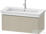 Duravit WHITE TULIP mosdó alá építhető függesztett 1 fiókos alsószekrény, 984 x 458 mm, Taupe High Gloss WT42420H3H3 (WT42420H3H3)