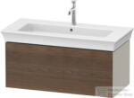 Duravit WHITE TULIP mosdó alá építhető függesztett 1 fiókos alsószekrény, 984 x 458 mm, Taupe Satin Matt Lacquer/American Walnut Solid Wood WT424207760 (WT424207760)