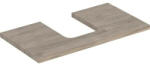 Geberit One mosdópult középső kivágással, pultra ültethető tálformájú mosdóhoz 90x47 cm, hikoridió 505.273. 00.6 (505.273.00.6) - szaniteronline