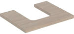 Geberit One mosdópult középső kivágással, pultra ültethető tálformájú mosdóhoz 60x47 cm, tölgy 505.271. 00.5 (505.271.00.5) - szaniteronline