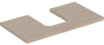 Geberit One mosdópult középső kivágással, pultra ültethető tálformájú mosdóhoz 90x47 cm, tölgy 505.273. 00.5 (505.273.00.5) - szaniteronline