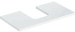 Geberit One mosdópult középső kivágással, pultra ültethető tálformájú mosdóhoz 90x47 cm, magasfényű fehér 505.273. 00.1 (505.273.00.1) - szaniteronline