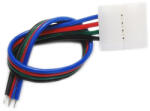 24LED Conector unic RGB de 10 mm cu cablu