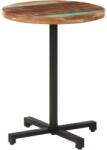 vidaXL Masă de bistro, Ø60x75 cm, lemn masiv reciclat, rotundă (320289)