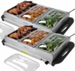 Jago Svédasztalos ételmelegítő készlet 2 db 300 W 6 x 2, 5 L (WMTR01-3x2.5L-2er)