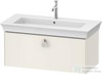 Duravit WHITE TULIP mosdó alá építhető függesztett 1 fiókos alsószekrény, 984 x 458 mm, Nordic White High Gloss WT42520H4H4 (WT42520H4H4)