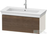 Duravit WHITE TULIP mosdó alá építhető függesztett 1 fiókos alsószekrény, 984 x 458 mm, Nordic White High Gloss/American Walnut Solid Wood WT4242077H4 (WT4242077H4)