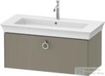 Duravit WHITE TULIP mosdó alá építhető függesztett 1 fiókos alsószekrény, 984 x 458 mm, Stone Grey High Gloss WT42520H2H2 (WT42520H2H2)