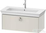 Duravit WHITE TULIP mosdó alá építhető függesztett 1 fiókos alsószekrény, 984 x 458 mm, Nordic White Satin Matt Lacquer WT425203939 (WT425203939)
