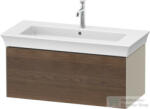 Duravit WHITE TULIP mosdó alá építhető függesztett 1 fiókos alsószekrény, 984 x 458 mm, Taupe High Gloss/American Walnut Solid Wood WT4242077H3 (WT4242077H3)