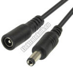  7600-5 5, 5/2, 1 DC dugóval-aljzattal szerelt kábel 5m