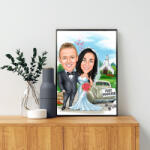 3gifts Caricatura Just Married - 3gifts - 230,00 RON