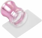 NANI szilikon nyomdafej + lehúzó - Pink, fém