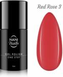 Naní One Step gél lakk 5 ml - Red Rose
