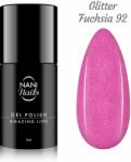 Naní Amazing Line gél lakk 5 ml - Glitter Fuchsia