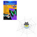 Fellowes Lamináló fólia, 100x150mm, 80 mikron, fényes, 25 db/doboz, Fellowes®