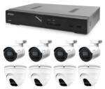  Kamera készlet 1x AVTECH NVR AVH1109, 4x 2MPX IP Bullet kamera AVTECH DGM2103SV és 4x 2MPX IP Dome kamera AVTECH DGM2203SVSE + 8x Kábel UTP 1x RJ45 - 1x RJ45 Cat5e 15m