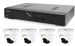  Kamera készlet 1x AVTECH NVR AVH1104 és 4x 5MPX IP Dome kamera AVTECH DGM5406ASE + 4x Kábel UTP 1x RJ45 - 1x RJ45 Cat5e 15m