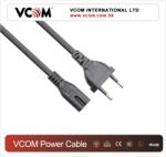 VCOM Hálózat Tápkábel 1.8M, VDE, (piskóta) (CE023-1.8)