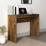 vidaXL Birou, stejar fumuriu, 90x40x72 cm, lemn prelucrat (815303)