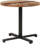 vidaXL Masă de bistro, Ø80x75 cm, lemn masiv reciclat, rotund (320293)