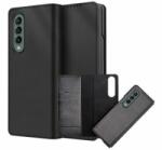 Gigapack Tok álló, bőr 2in1 (FLIP, oldalra nyíló, bankkártya tartó, mágneses, asztali tartó funkció) FEKETE [Samsung Galaxy Z Fold3 5G (SM-F926)]