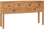 vidaXL Servantă, 125 x 30 x 75 cm, lemn masiv de tec (288897) Comoda