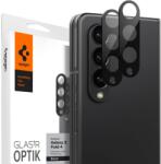  Samsung Galaxy Z Fold4 5G SM-F936B, Kamera lencsevédő fólia, ütésálló fólia, Tempered Glass (edzett üveg), Spigen Glastr Optik, fekete, 2 db / csomag - tok-shop