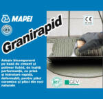 Mapei Granirapid - Adeziv cu Priza Rapida pentru Gresie, Faianta, Piatra Naturala (Variante produs: GRANIRAPID alb: set 28 de kg (A+B)) (MAP-140222-140506)