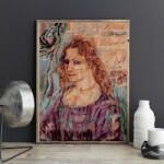 Pictorul Fericit Unforgettable face (Alma Mahler) - Pictură pe numere Panza pictura
