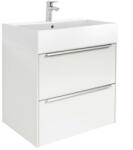 Roca Inspira Unik magasfényű fehér alsószekrény 2 fiókkal és mosdóval (A851075806)