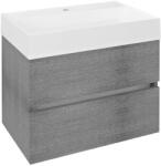 SAPHO Odetta ezüst tölgy mosdótartó szekrény két fiókkal (DT070-1111)