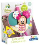 Clementoni Disney Baby zenélő Minnie egér, kiságyra rögzíthető zenélő puha játék