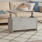 vidaXL Măsuță de cafea, gri beton, 102x55, 5x52, 5 cm, lemn prelucrat (809669) Masa de cafea