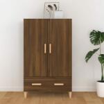 vidaXL Dulap înalt, stejar maro, 70x31x115 cm, lemn compozit (817473) Comoda