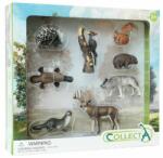 CollectA - Set de 8 figurine pictate manual Woodlands (COL84168WB) Figurina