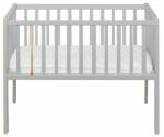 Woodies - Stardust Crib - Patut Mic 90 x 40 cm gri, Din Lemn Masiv (STARDUST-GREY-90)