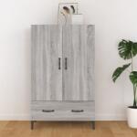 vidaXL Dulap înalt, gri sonoma, 70x31x115 cm, lemn compozit (817475) Comoda