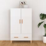 vidaXL Dulap înalt, alb extralucios, 70x31x115 cm, lemn prelucrat (812534) Comoda