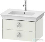 Duravit WHITE TULIP mosdó alá építhető függesztett 2 fiókos alsószekrény, 684 x 458 mm, White Satin Matt Lacquer WT435103636 (WT435103636)