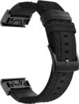 Ricardo Curea din nailon Ricardo 22mm (pentru Garmin Fenix 7/6/5, Epix 2, MARQ, etc. ), neagră, QuickFit