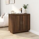 vidaXL Servantă, stejar maro, 80x40x75 cm, lemn prelucrat (817236) Comoda