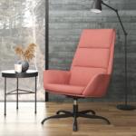 vidaXL Scaun de relaxare, roz, catifea (341411)