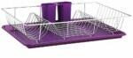 Muhler Сушилник за съдове Muhler MR-4831CR 48x31x10cm, лилав (MR-4831CR) - technomani