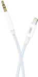 XO NB-R211A Lightning-3.5 mm audio kábel (Fehér-Kék)