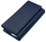 La Scala DCO452 kék hátul kártyatartós bőr pénztárca