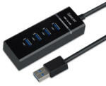 Spacer Hub USB Spacer SPH-4USB30-01 4x USB 3.0 conectare prin USB 3.0 Negru (SPH-4USB30-01)